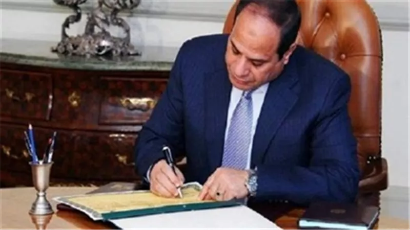 عاجل.. الرئيس السيسي يصدر 5 قرارات جمهورية جديدة