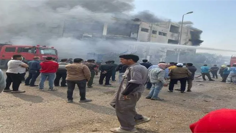 تفاصيل مفجعة.. ارتفاع عدد ضحايا حريق مصنع العبور