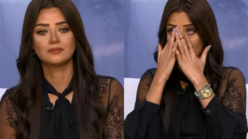 بكلمات ودموع تقطع القلب.. انهيار رضوى الشربيني على الهواء| فيديو