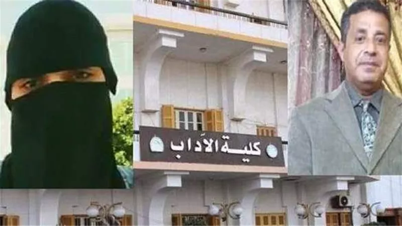 هذه هي الحقيقة.. أول تعليق رئيس قسم التاريخ بآداب بني سويف على صفعه طالبة منتقبة