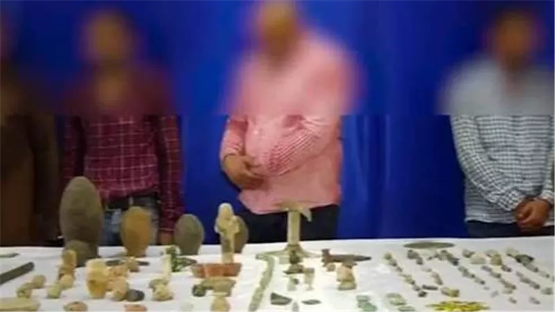  تماثيل ومرمر ولا مغارة علي بابا.. أول فيديو للكنز الأثري المضبوط بحوزة علاء حسانين | شاهد