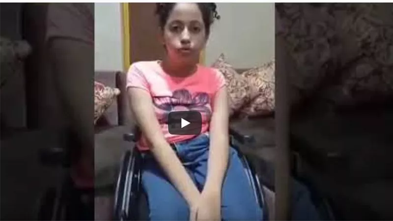 مش قادرة أتنفس.. الطفلة «جنى» تستغيث وتوجع القلوب بفيديو مؤثر | شاهد