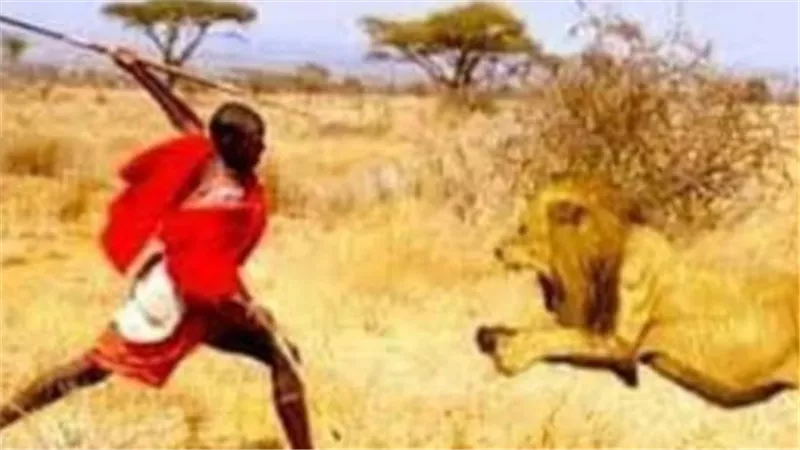 مش هتصدق.. صبي شجاع ينقذ أخته من بين فكي أسد مفترس