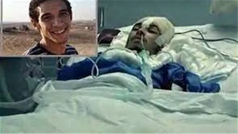 بعد رحلة علاج استمرت 10 سنوات..عودة مصاب الثورة معوض عادل من انجلترا