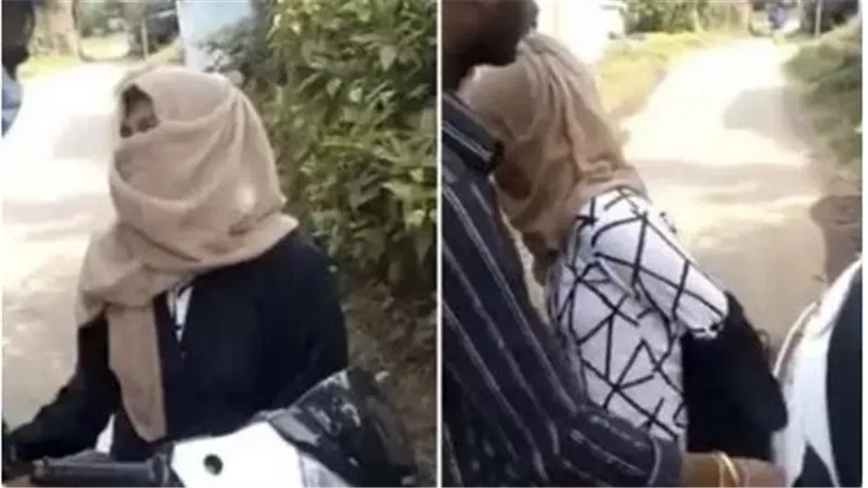 رد فعل صادم منها.. سكان قرية يجبرون امرأة على خلع ملابسها ويتحرشون بها| فيديو
