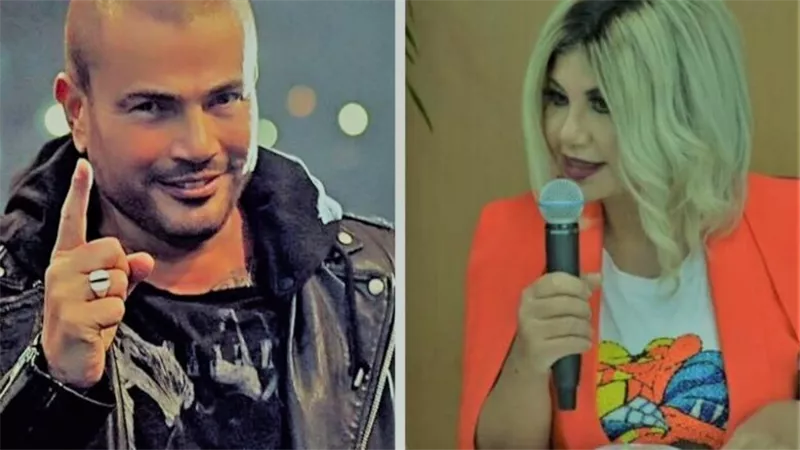 أنا مش عايز حاجة.. عمرو دياب يحرج بوسي شلبي في لقاء نادر جمعهما | فيديو