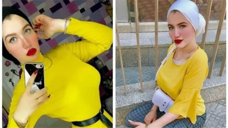 في إعادة محاكمتها بتهمة التحريض على الفسق..رد فعل صادم من حنين حسام تجاه المتواجدين في محكمة الجنايات