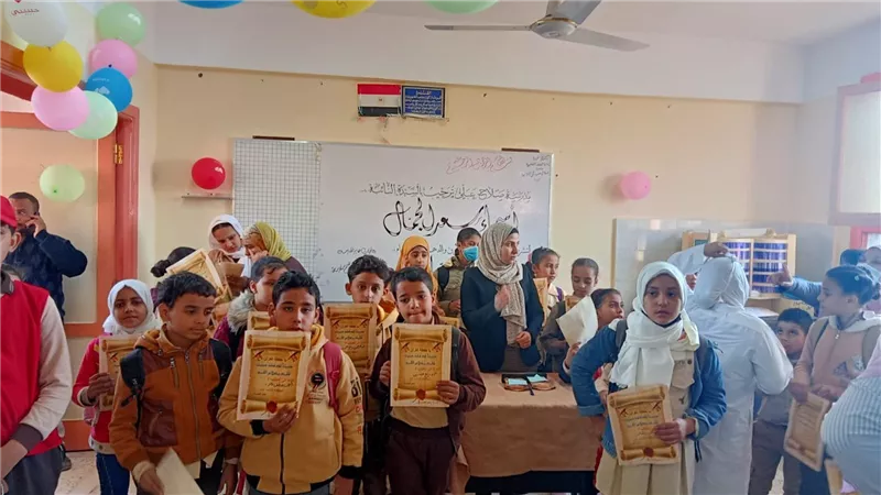 مدرسة صلاح عبلي بالصف تقيم حفلا لتكريم 86 طالبا وطالبة من حفظة القرآن الكريم