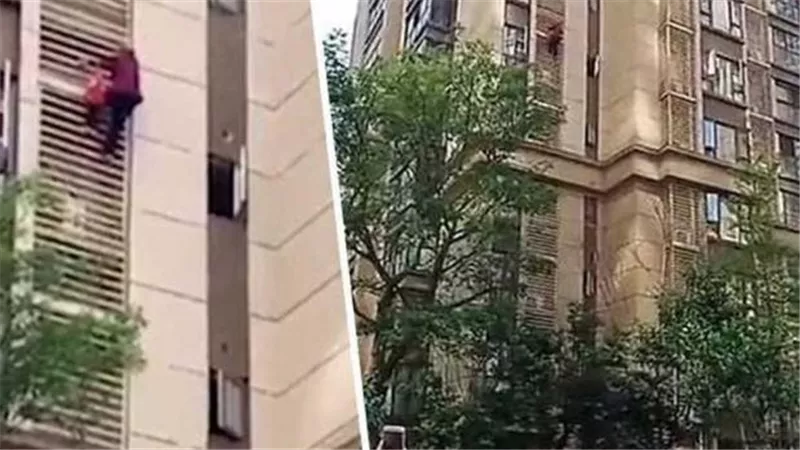 المرأة العنكبوتية.. تسعينية تتسلق 10 طوابق بخفّة الشباب هربا من الشرطة