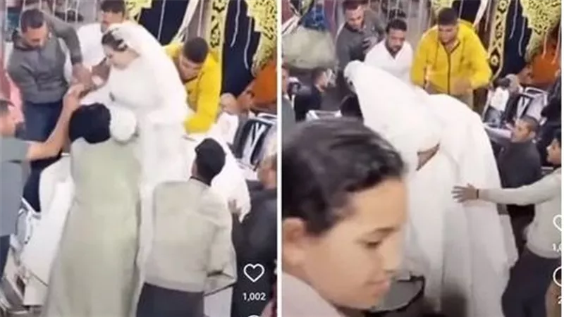 بعد تأخر عربة الزفاف.. لحظة تحميل عروس على سيارة نصف نقل |فيديو