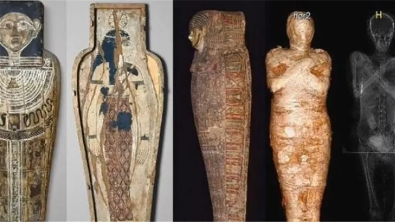 رحم محكم الغلق.. مفاجأة حول لغز وجود جنين داخل بطن مومياء مصرية عمرها 2000 سنة | فيديو