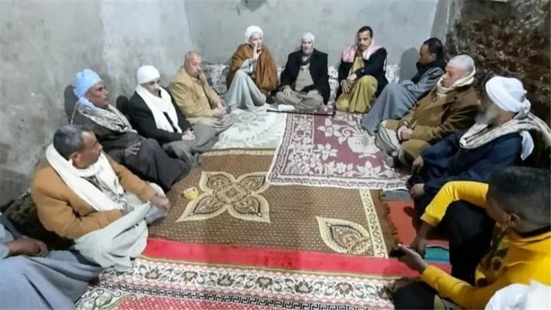 بجهود رجال العرف..جلسة عرفية تنهي خلافا بين عائلتين بالصف جنوب الجيزة