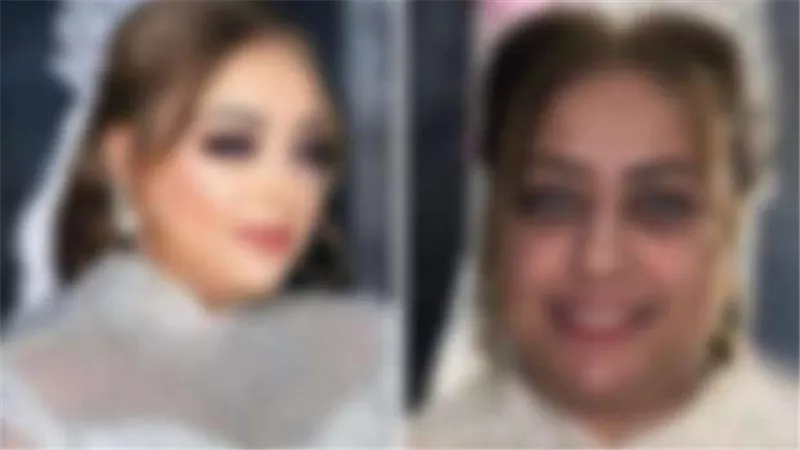 هي ولا لا؟..كوافير يثير الجدل بسبب صورة عروسة قبل وبعد الميك آب