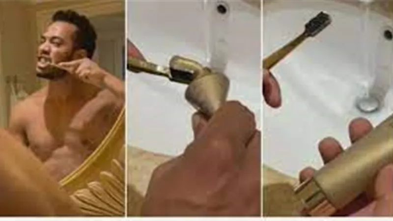 ما بغسلش سناني أصلا.. تامر فرج يسخر من معجون محمد رمضان الذهبي