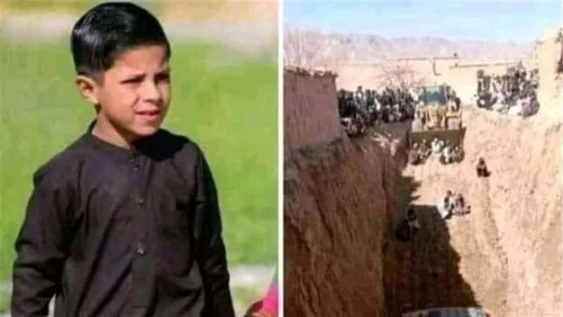 حرك يديه وانتظر إنقاذه.. أول فيديو للطفل حيدر داخل البئر قبل وفاته | شاهد