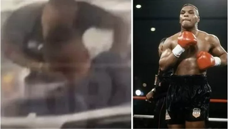 مقطع فيديو صادم..الملاكم مايك تايسون يهشم وجه راكب على متن طائرة | شاهد