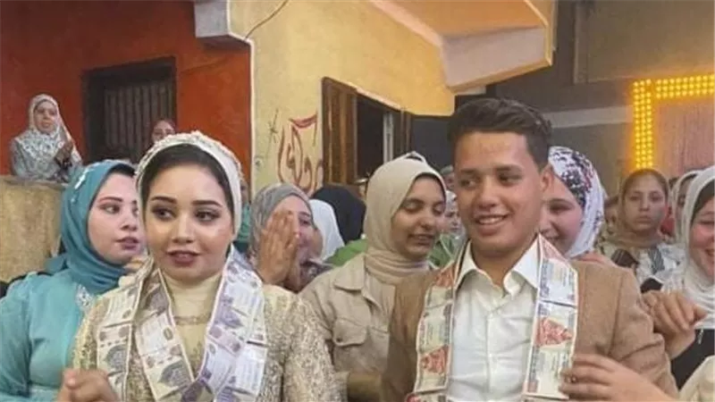 اللى غيران مننا يعمل زينا..التفاصيل الكاملة لزفاف أصغر عروسين فى المنوفية