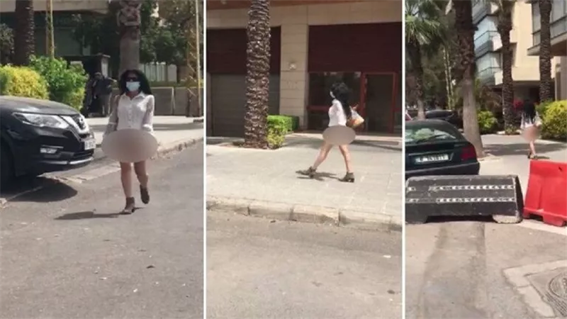 هكذا بررت فعلتها.. لماذا مشت رانيا نصف عارية بشوارع بيروت؟ | شاهد