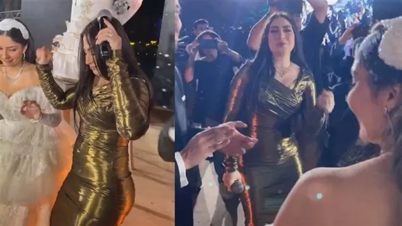 العروسة نزلت بدري.. كيف تفاعل الجمهور مع حضور بوسي حفل زفاف آية العدل؟ | شاهد