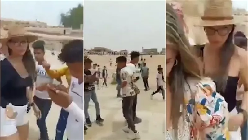 بعد فضيحة التحرش الجماعي بالسائحات.. قرار جديد من الآثار بشأن دخول الأطفال منطقة الأهرامات 