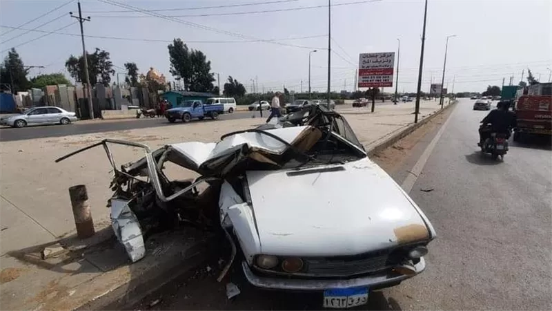 مأساة على الدائري.. وفاة زوجين وإصابة الابنة في حادث تصادم