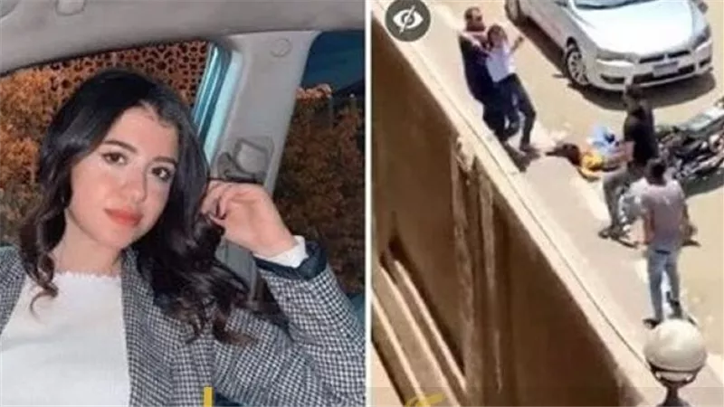 حراسة أمنية مشددة..أول ظهور للمتهم بقتل الطالبة نيرة أشرف لحظة تمثيل جريمته | شاهد
