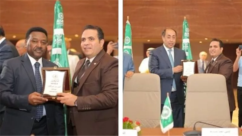 الاتحاد العربي للتنمية الاجتماعية يكرم الأمين العام المساعد لجامعة الدول العربية ومدير إدارة المنظمات والاتحادات
