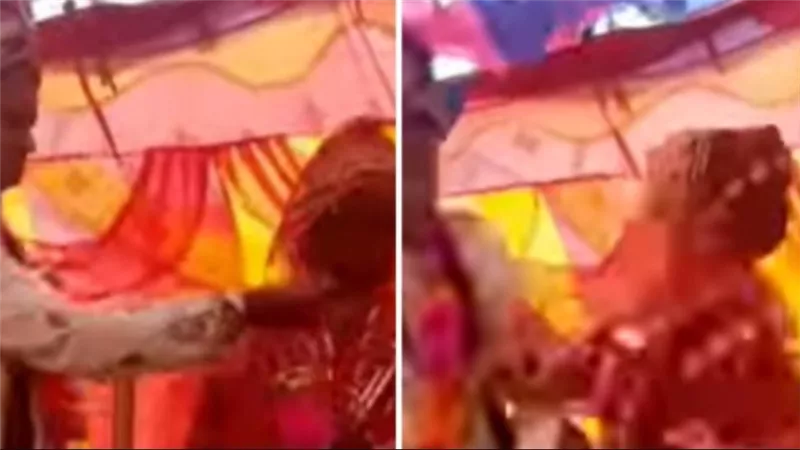 لسبب صادم..عروسة تصفع عريسها خلال حفل زفافهما وسط ذهول الحاضرين | فيديو