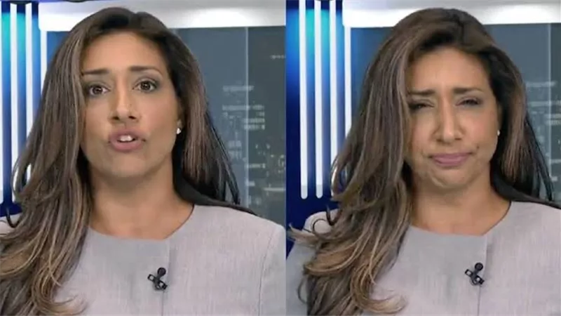 لن تصدق ردة فعلها.. مذيعة تبتلع ذبابة على الهواء | فيديو
