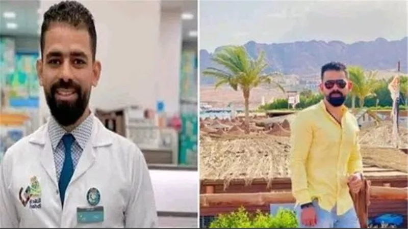 حسرة وآلم.. انهيار أسرة ولاء زايد صيدلي حلوان في تشييع جنازته | شاهد