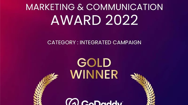 GoDaddy تفوز بالجائزة العالمية للتميز عن فئة التسويق والاتصالات