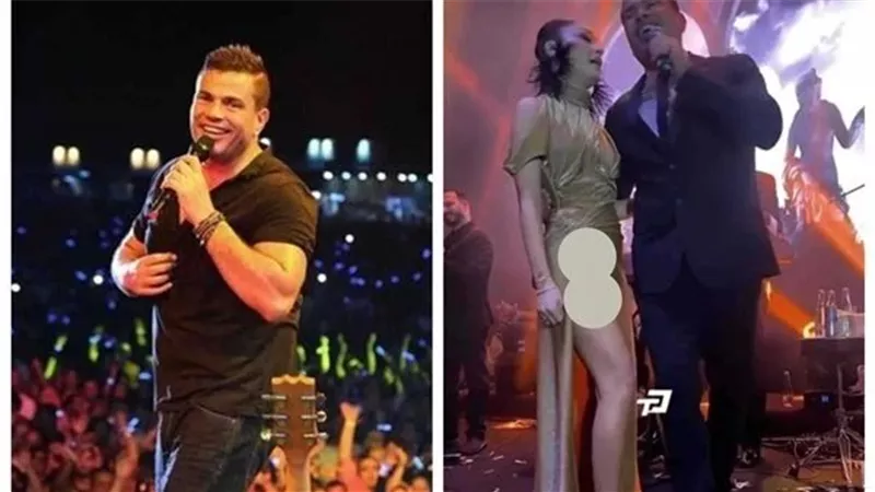 رقصة مثيرة مع فتاة وهو يرتدي الحلق.. ظهور صادم لـ عمرو دياب من حفل زفاف في تركيا | شاهد