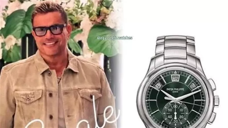  الأغلى في ٢٠٢٢.. سعر ساعة عمرو دياب يثير الجدل على السوشيال ميديا | شاهد