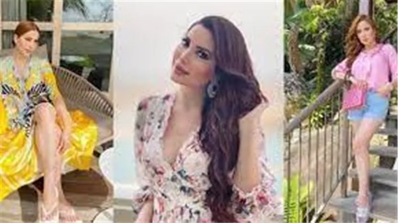 بملابس جريئة.. وصلة رقص مثيرة لـ نسرين طافش بالأحمر الناري | شاهد