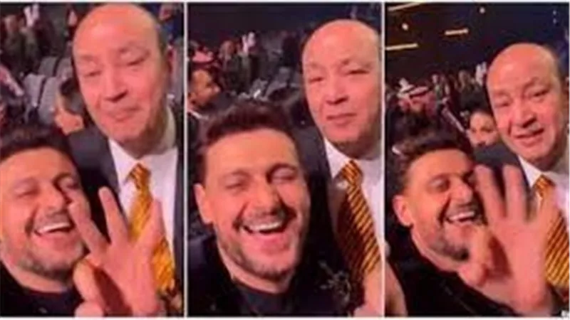 ليلة التحفيل.. هذا ما فعله رامز جلال مع عمرو أديب بعد فوز الأهلي على الزمالك | فيديو