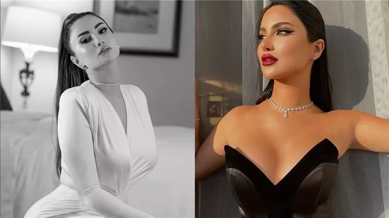 بالأحمر الجريء.. إطلالة مثيرة للجدل للفنانة هدى الإتربي | شاهد