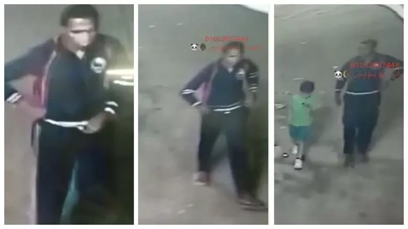 لحظات قبل الجريمة والأمن يسابق الزمن.. فيديو يكشف مصير الطفل أحمد في القليوبية | شاهد