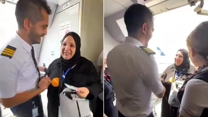 حكاية طيار ورحلة حج خطفت قلوب المصريين.. كابتن مصر للطيران يكشف كيف خطط لمفاجأة والدته؟ | فيديو