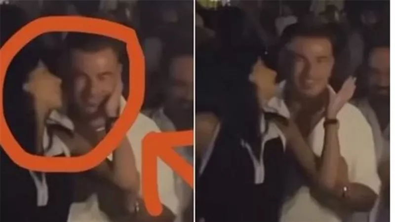 بعد داليدا خليل.. عمرو دياب يثير الجدل مع فتاة أخرى | فيديو
