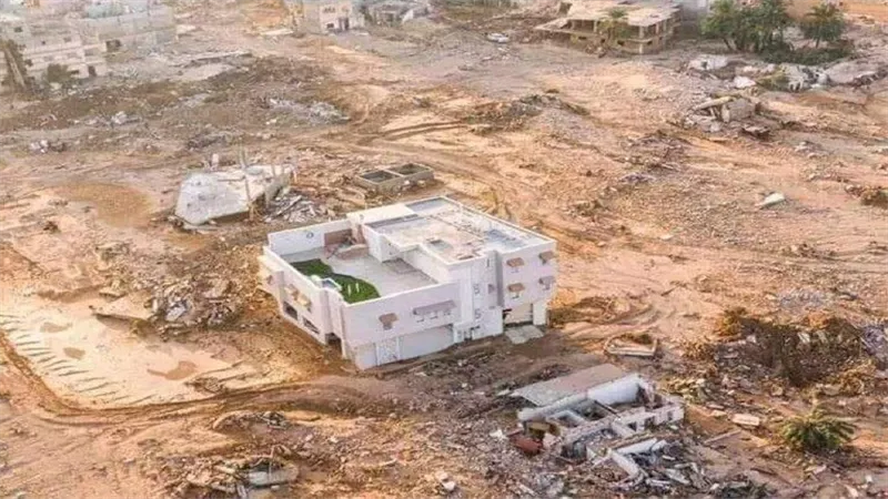 مفأجاة عن سكانه.. قصة المنزل المعجزة الناجي من فيضانات درنة | شاهد