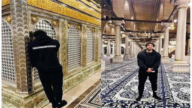 هذا حكم الإفتاء.. ضجة بسبب صور محمد هاني لاعب الأهلي في الحسين