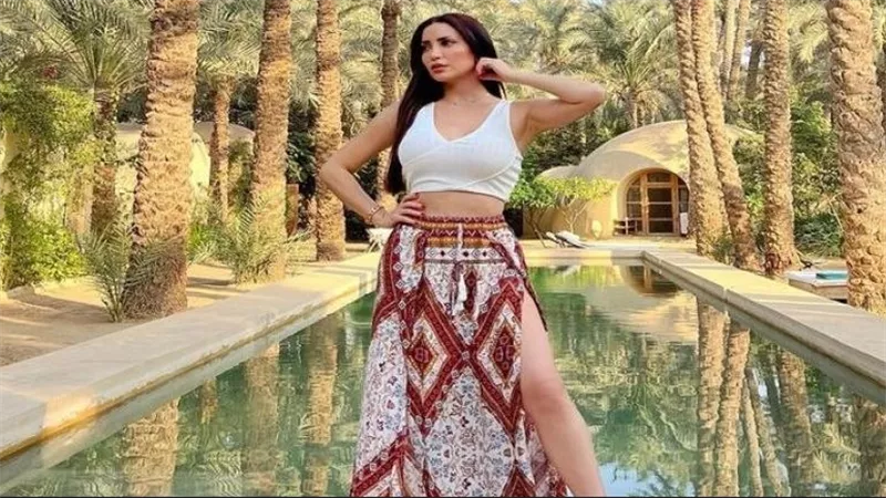 ملابس جريئة.. نسرين طافش تشعل السوشيال ميديا بهذه الإطلالة | شاهد