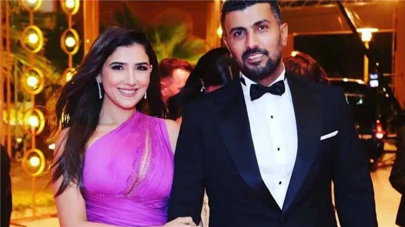 أول ظهور لها.. ابنة مي عمر ومحمد سامي تثير ضجة على السوشيال ميديا | شاهد