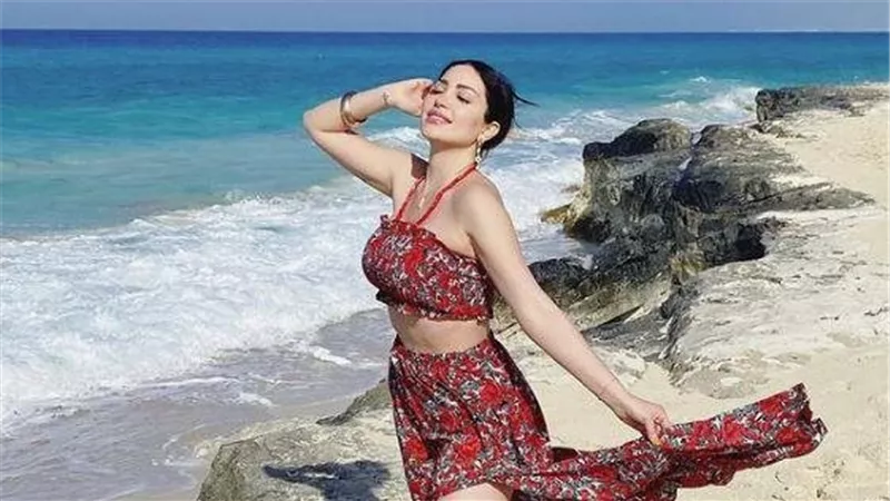  فستان جريء.. نسرين طافش تشعل السوشيال ميديا بهذه الإطلالة | شاهد