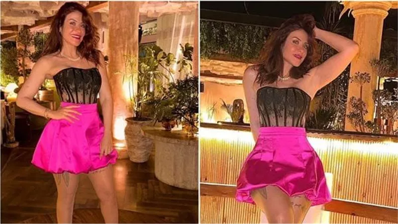 قصير جدا.. إطلالة جريئة جديدة للفنانة هيدي كرم | شاهد