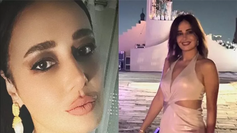 بالحمالات.. إطلالة مثيرة للجدل للفنانة حلا شيحة | شاهد
