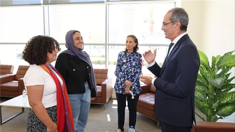 بحضور وزير الاتصالات..جامعة مصر للمعلوماتية تستقبل أوائل الثانوية العامة لتقديم منح كاملة لهم لدراسة علوم المستقبل