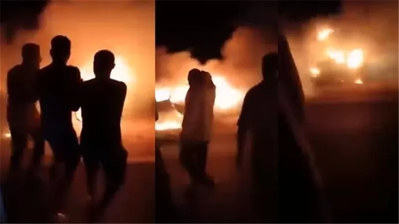 تفحم جثث طفلين ووالدتهما.. سبب وكواليس حادث الطريق الأوسطي المأساوي