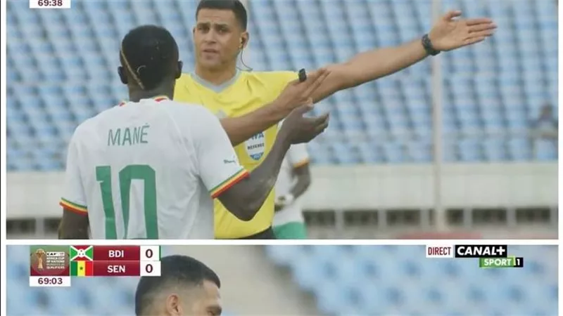 لقطة أثارت الجدل.. لماذا منع الحكم المصري ساديو ماني من تسديد ركلة الجزاء؟