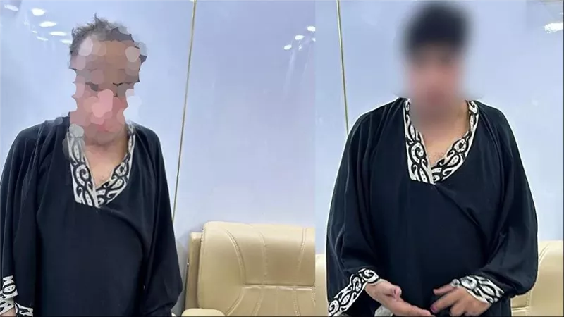 يدعوهم لسهرة حمراء.. رجل يتنكر بزي امرأة لسرقة أصحاب التكاسي | فيديو